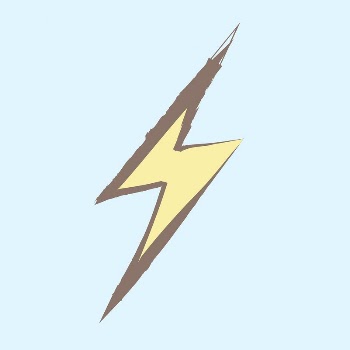 Lightning bolt sticker, pastel doodle | Free Vector Illustration - rawpixel