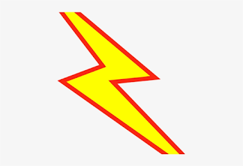 Lightning Clipart Red Lightning - Transparent Lightning Cartoon ...