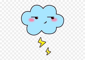Lightning Cloud Clip Art - Lightning Cloud Clip Art