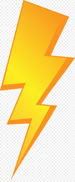 Lightning Euclidean vector - Golden vector lightning 