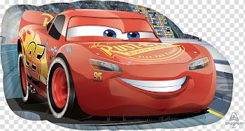 Lightning McQueen Jackson Storm Cars Balloon Cruz Ramirez, Cars 3 transparent background PNG clipart