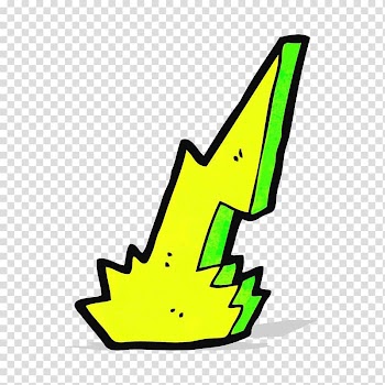 Lightning strike Cartoon Drawing , Hand-painted lightning light effect transparent background PNG clipart