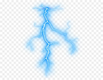 Lightning strike Electric blue Thunder - lightning 