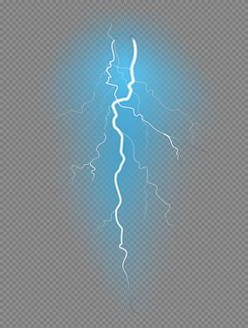Lightning Strike PNG Image Background