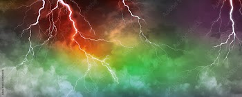 Lightning, thunder cloud dark cloudy sky