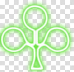 Lights, green luminous logo transparent background PNG clipart