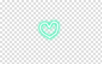 Lights Hechos X Mi, green neon heart transparent background PNG clipart