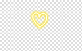 Lights Hechos X Mi, yellow lighted heart illustration transparent background PNG clipart