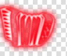 Lights musciales, red accordion graphic transparent background PNG clipart