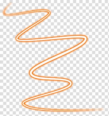 Lights, orange wave lien transparent background PNG clipart