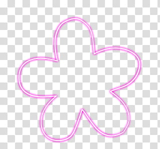 Lights, pink neon flower illustration transparent background PNG clipart