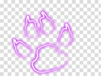 Lights, pink paw graphic art transparent background PNG clipart