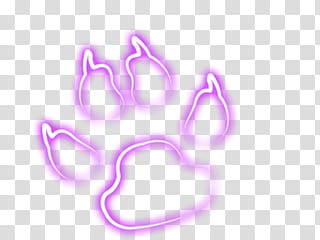 Lights, purple paw print illustration transparent background PNG clipart