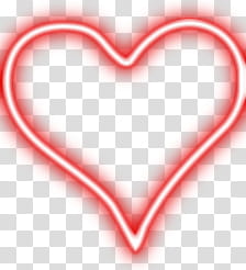 Lights, red heart LED light illustration transparent background PNG clipart