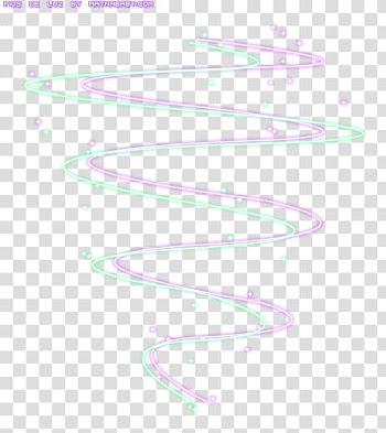 Lights, two blue and pink wave lines transparent background PNG clipart