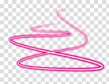 Lights, white and pink digital string artwork transparent background PNG clipart