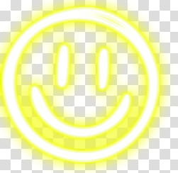 Lights, yellow smiley logo transparent background PNG clipart