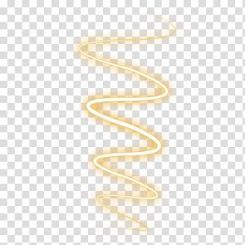 Lights, yellow swirl art transparent background PNG clipart