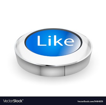 Like button vector image