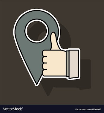 Like icon sticker web pointer in eps 10 for vector image