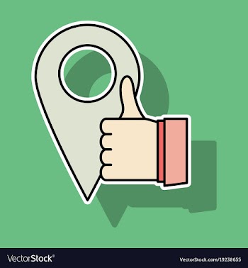 Like icon sticker web pointer in eps 10 for vector image
