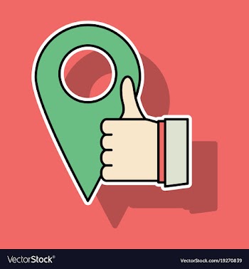 Like icon sticker web pointer in eps 10 for vector image