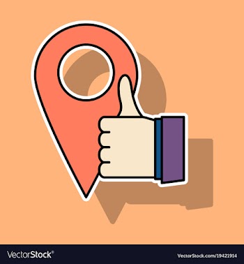Like icon sticker web pointer in eps 10 for vector image