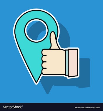 Like icon sticker web pointer in eps 10 for vector image
