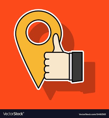 Like icon sticker web pointer in eps 10 for vector image