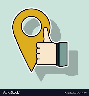 Like icon sticker web pointer in eps 10 for vector image