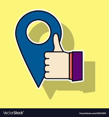 Like icon sticker web pointer in eps 10 for vector image