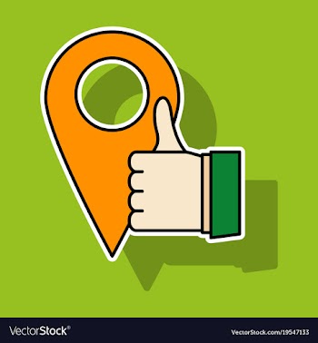 Like icon sticker web pointer in eps 10 for vector image