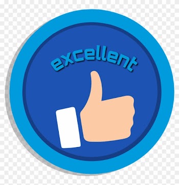Like Motivation Word Excellent Blue Icon Clipart - Circle