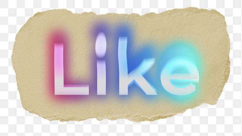 Like png ripped paper word | Free PNG - rawpixel
