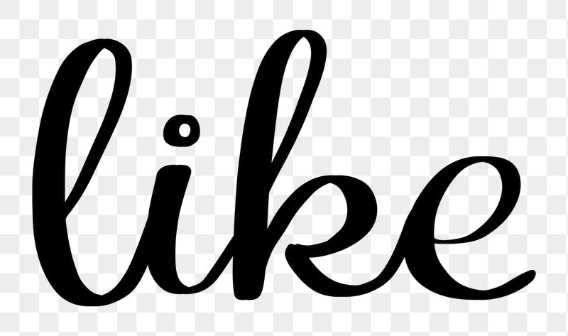 Like png word, minimal black | Free PNG - rawpixel