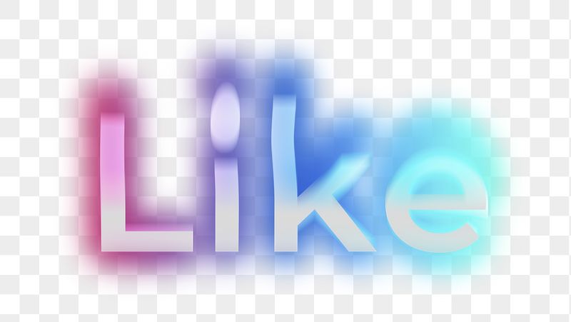 Like png word sticker, neon | Free PNG - rawpixel