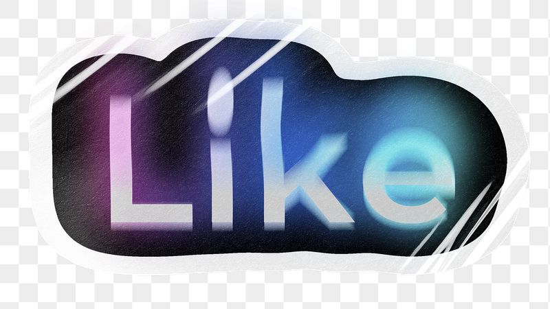 Like png word sticker, neon | Free PNG - rawpixel