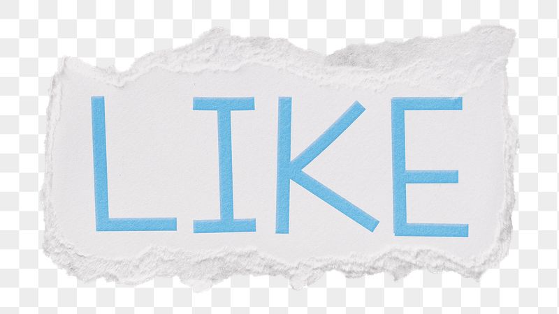 Like png word sticker, ripped | Free PNG - rawpixel