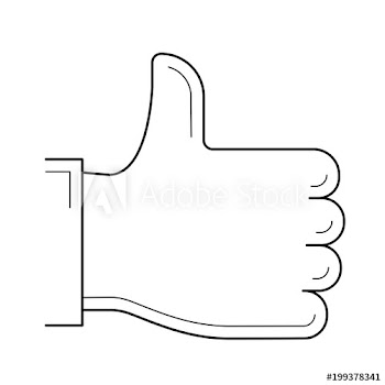 Like vector line icon isolated on white background