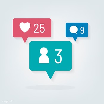 Likes and comments | Free stock vector - 586232