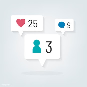 Likes and comments | Free stock vector - 586234