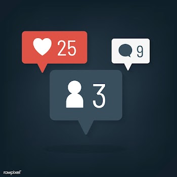 Likes and comments | Free stock vector - 586251