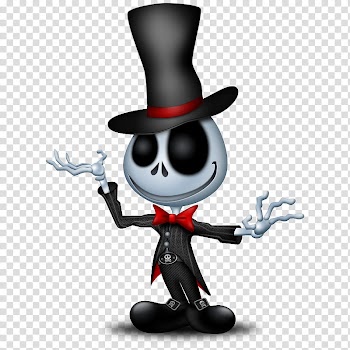 Lil Jack Skellington transparent background PNG clipart