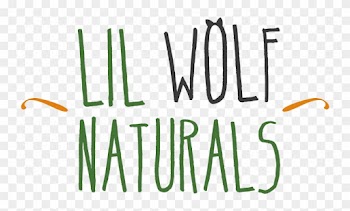 Lil Wolf Naturals Logo And Wordmark Graphic Design - Calligraphy