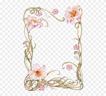 Lilies Frame - Floral Frame
