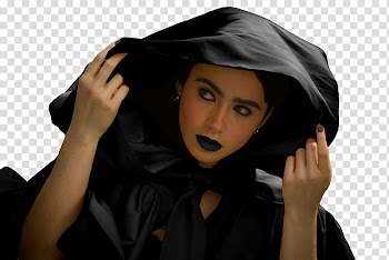 Lily Collins Halloween, Lily mala  transparent background PNG clipart