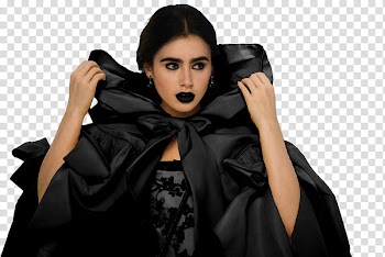 Lily Collins Halloween, lily mala  transparent background PNG clipart