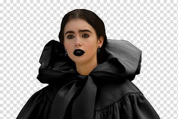 Lily Collins Halloween, Lily mala  transparent background PNG clipart