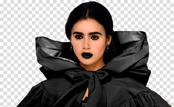Lily Collins Halloween, lily mala  transparent background PNG clipart