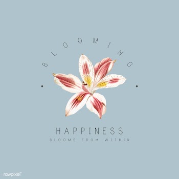 Lily flower badge | Free stock vector - 544918
